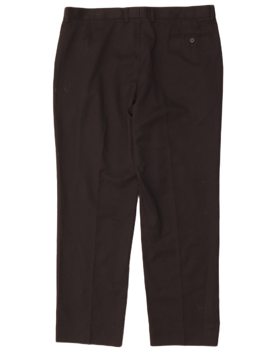 Pantaloni chino vestibilità regolare da uomo Marks & Spencer W38 L31 poliestere nero