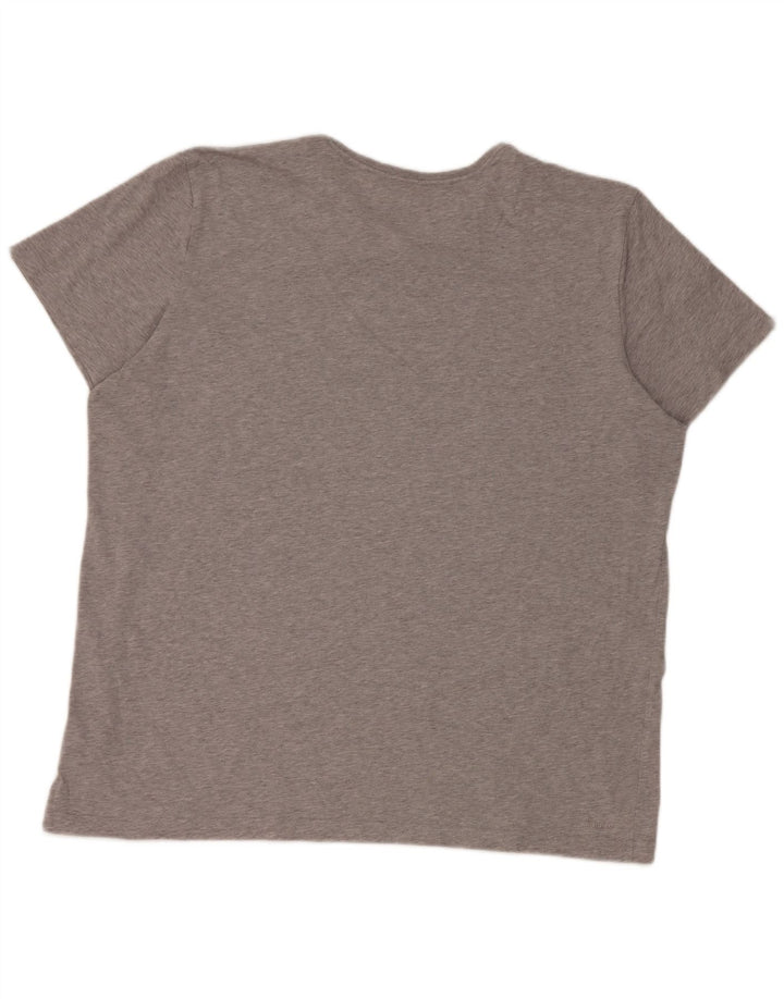 T-shirt grafica da uomo Adidas Top 2XL cotone grigio