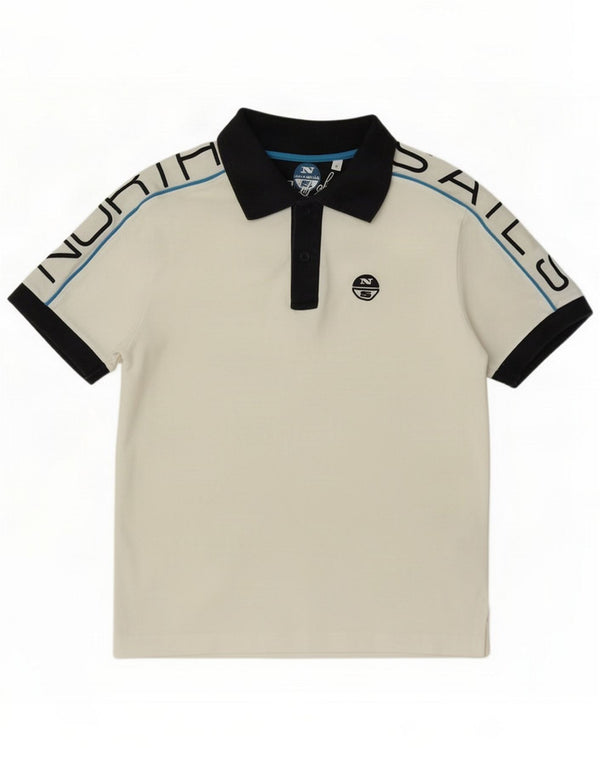 Polo da rugby North Sails per ragazzi, 13-14 anni, grande, colore bianco