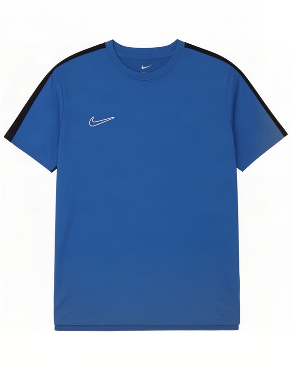 T-shirt Nike Dri Fit Slim da uomo 2XL blu poliestere color block
