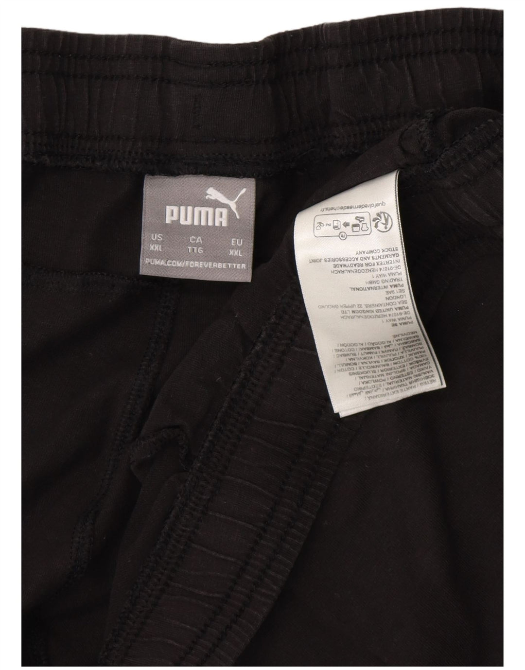 Pantaloncini sportivi grafici PUMA da uomo 2XL cotone nero