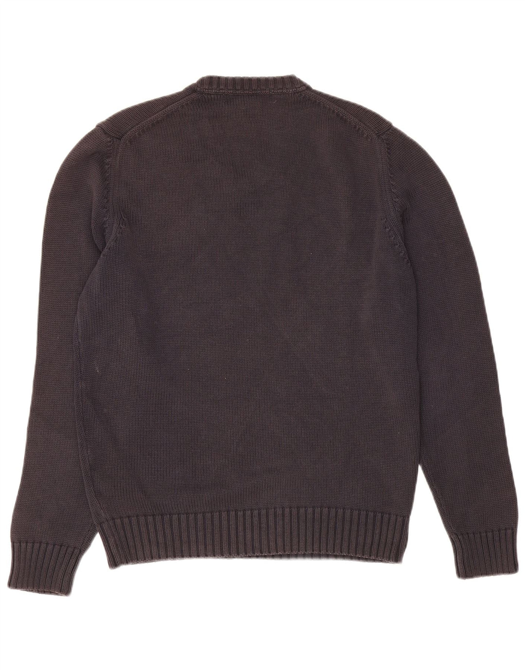Maglione Zara da uomo con scollo a V blu navy medio