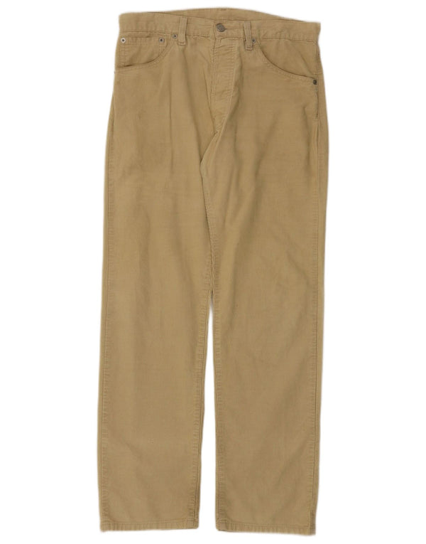 Levi's Uomo 551 Pantaloni dritti in velluto a coste W30 L30 Cotone Beige