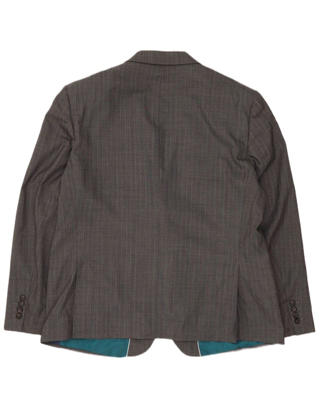 Giacca blazer a 2 bottoni da uomo Marks & Spencer IT 56 3XL Lana gessata grigia