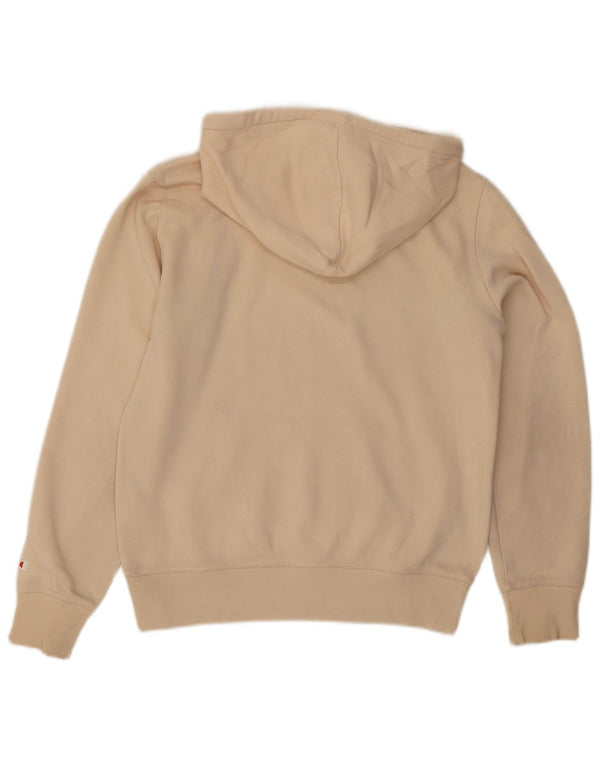 Maglione con cappuccio grafico da donna Champion UK 14 Cotone beige medio