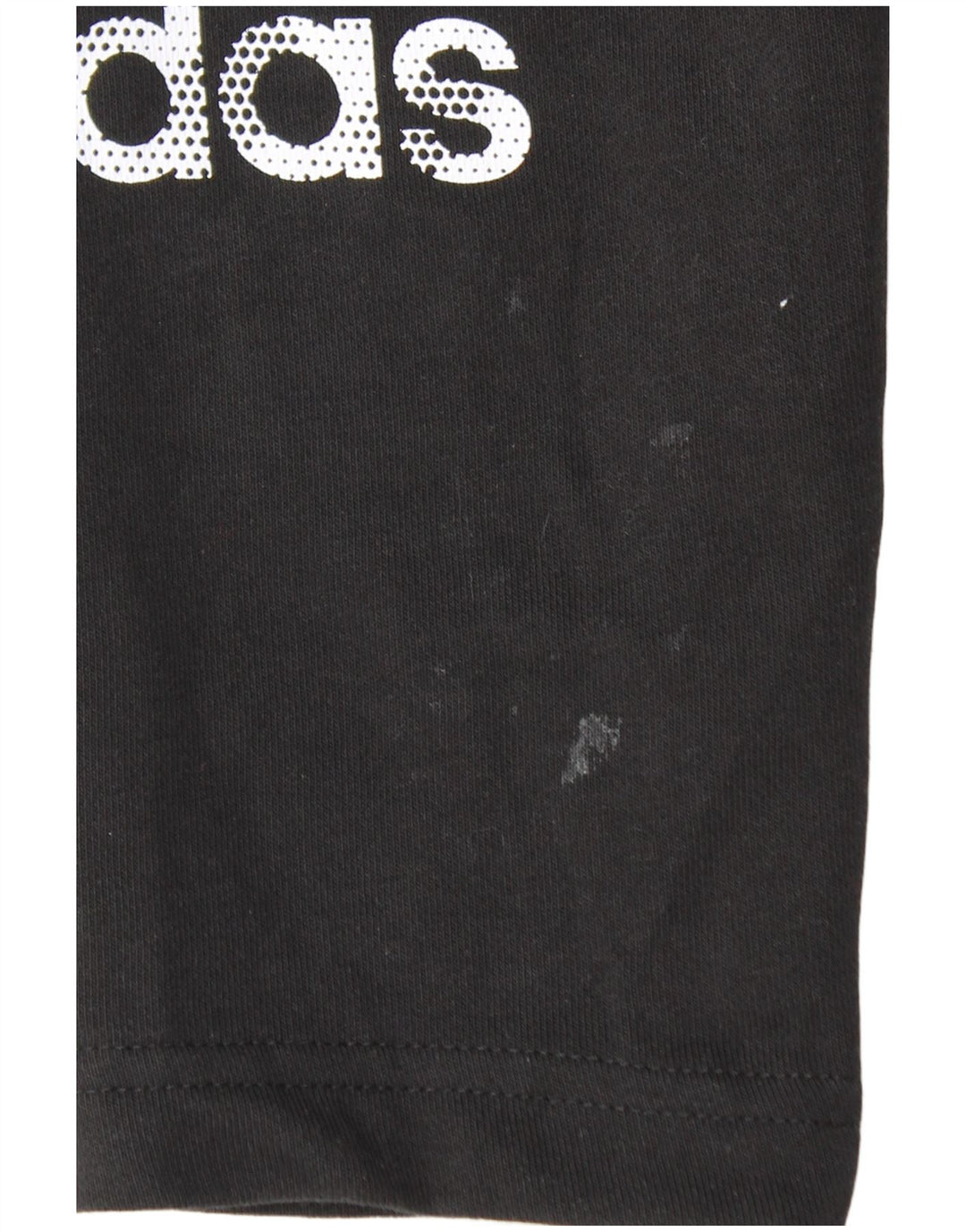 ADIDAS Mens Graphic Tracksuit Trousers Small  Black Cotton