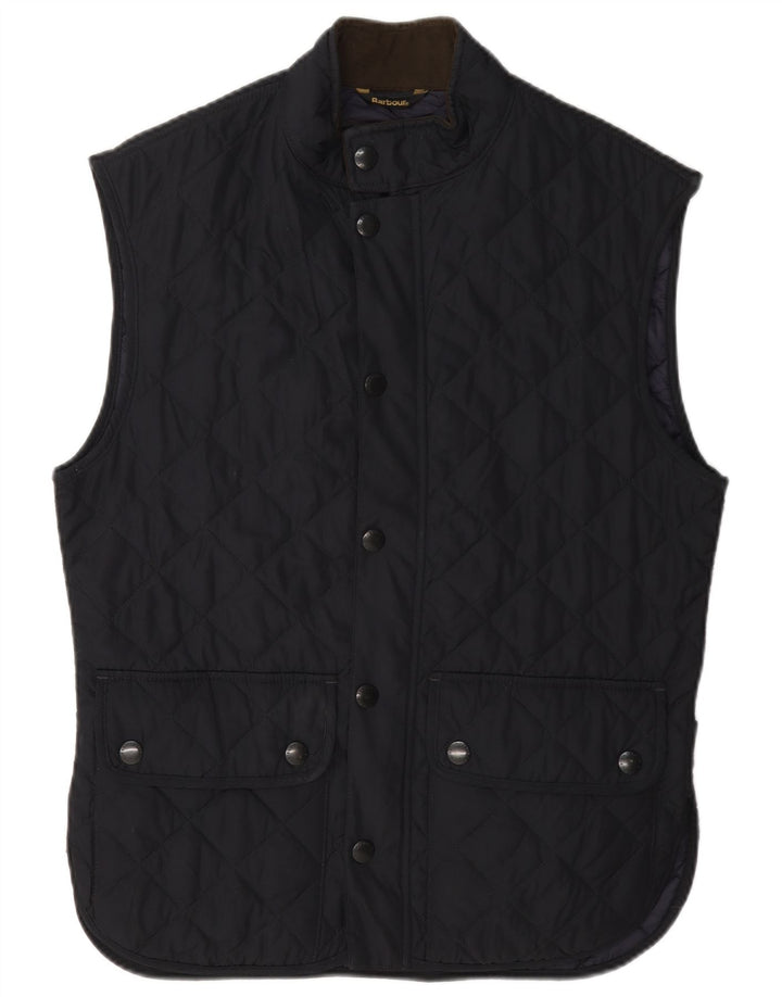 Gilet trapuntato da uomo Barbour UK 38 medio poliestere blu navy