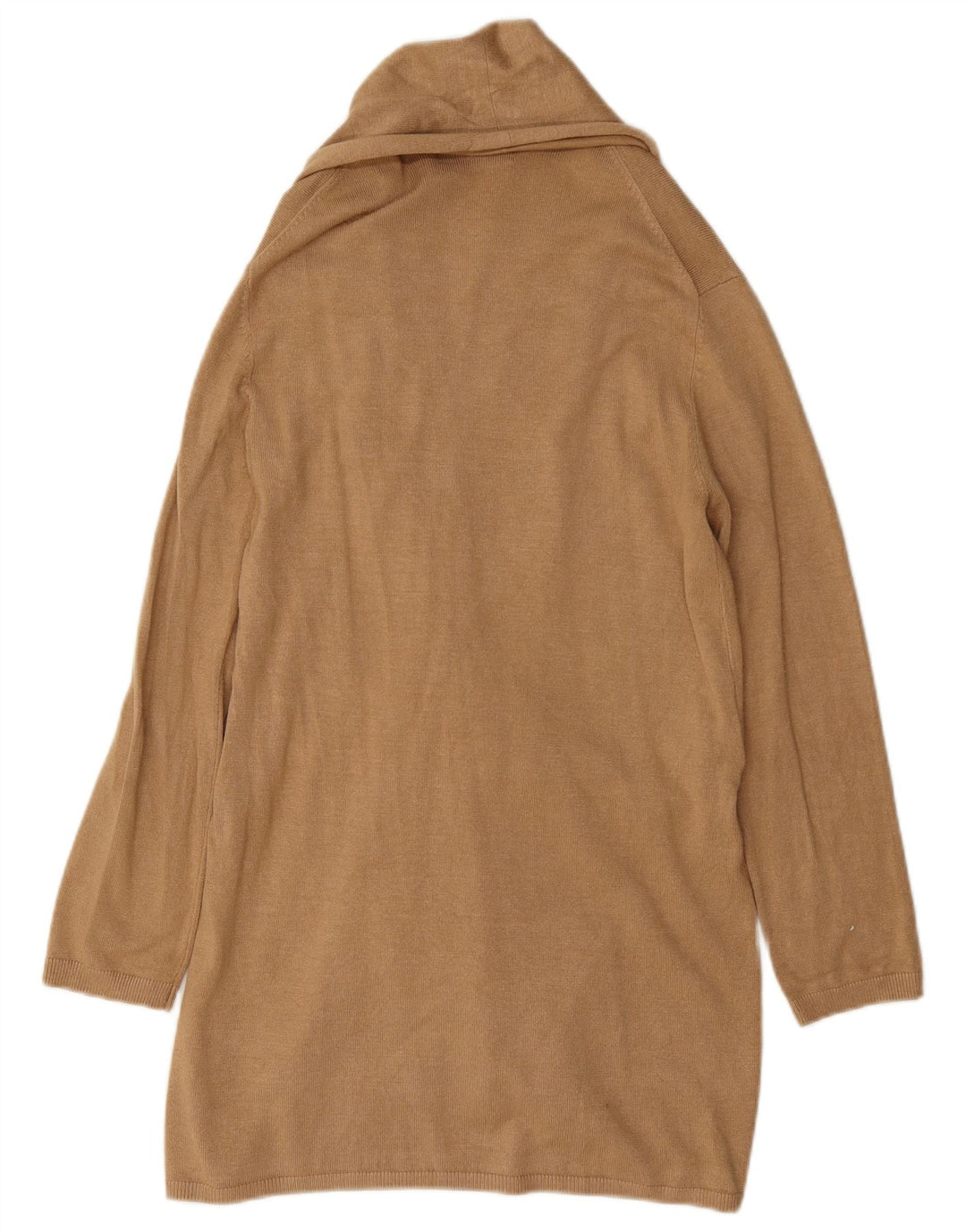 Maglione cardigan lungo da donna Zara UK 10 piccolo Beige