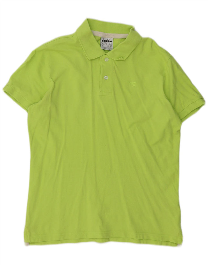 Polo Uomo Diadora Cotone Verde Medio