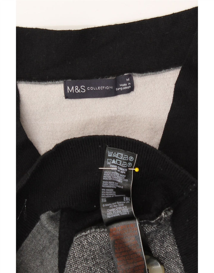 Maglione cardigan da donna Marks & Spencer UK 14 medio multicolore