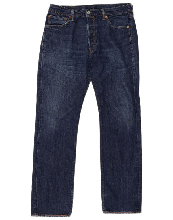 LEVI'S Jeans dritti da uomo 501 W34 L34 Blu