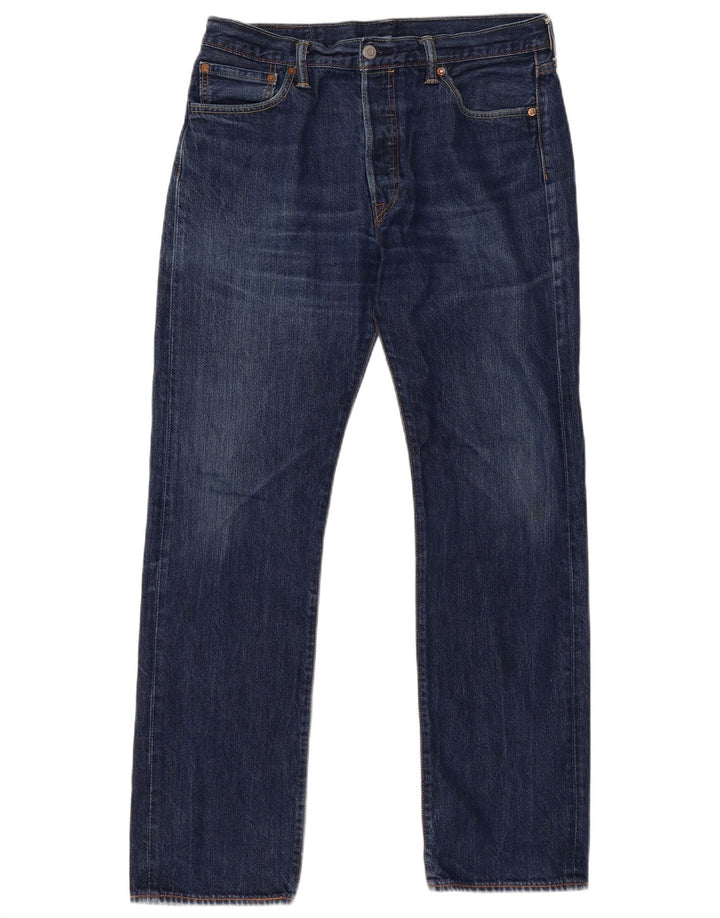 LEVI'S Jeans dritti da uomo 501 W34 L34 Blu