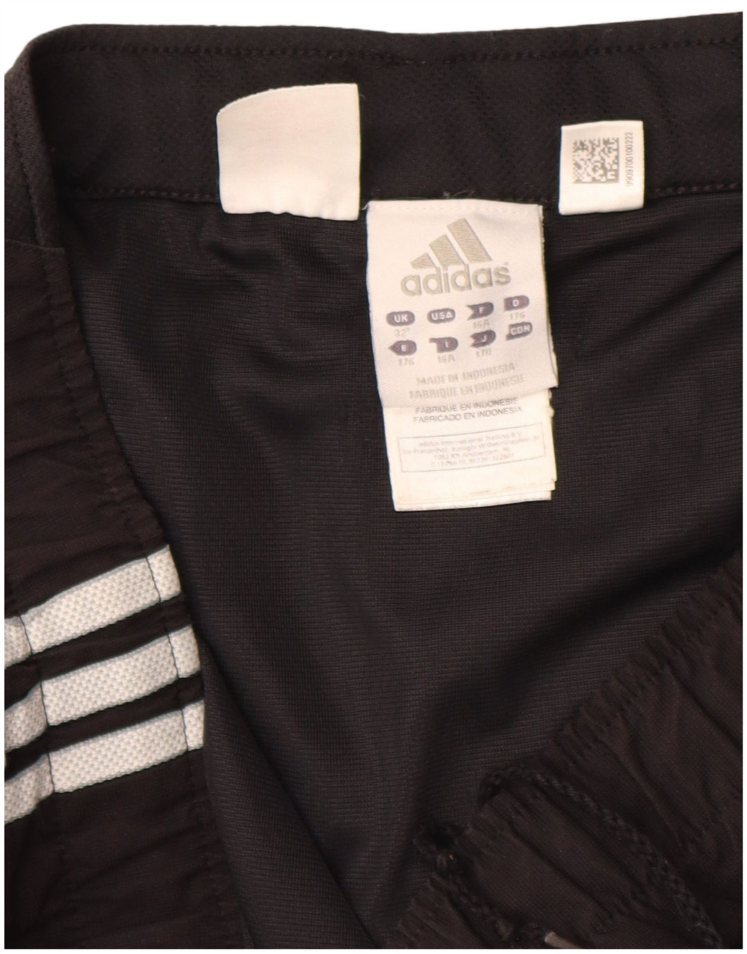 Pantaloncini sportivi Adidas Climacool da ragazzo 15-16 anni in poliestere nero