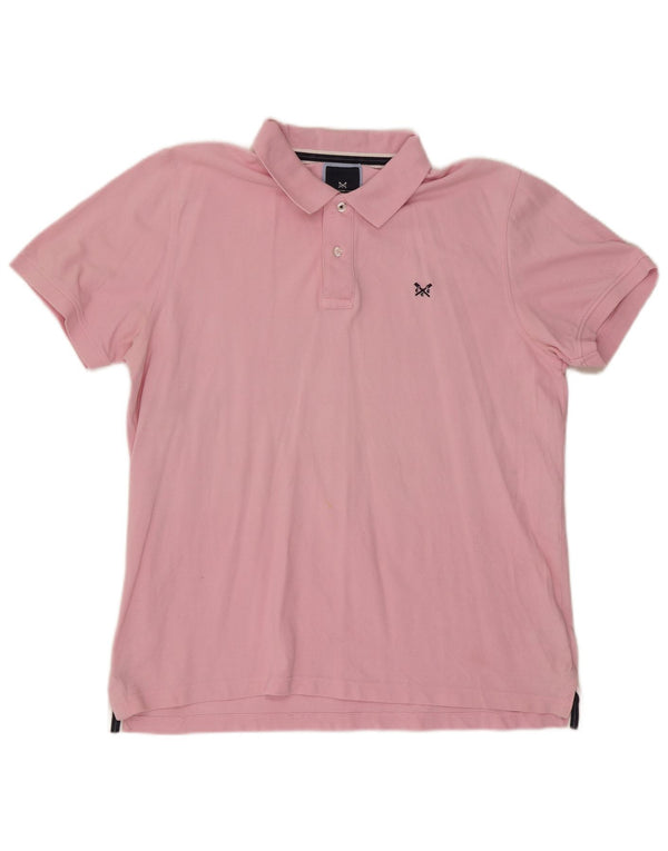 Crew Clothing Polo da uomo 2XL in cotone rosa