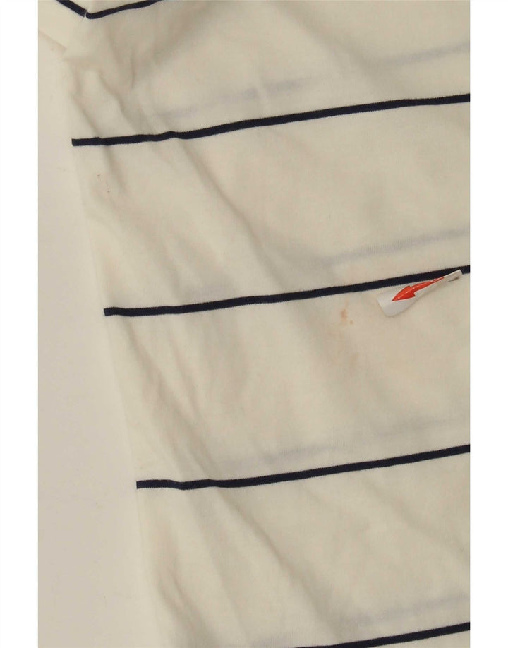 Polo Nike da uomo vestibilità regolare 2XL cotone a righe bianche