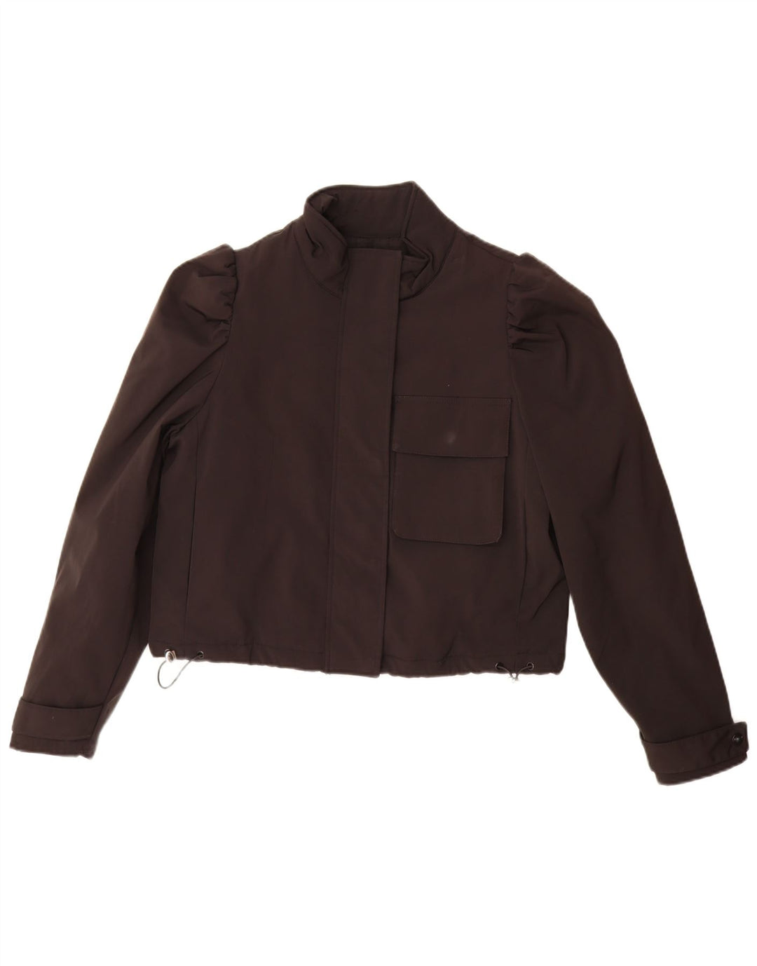 Giubbotto bomber oversize corto da donna Zara UK 10 piccolo nero