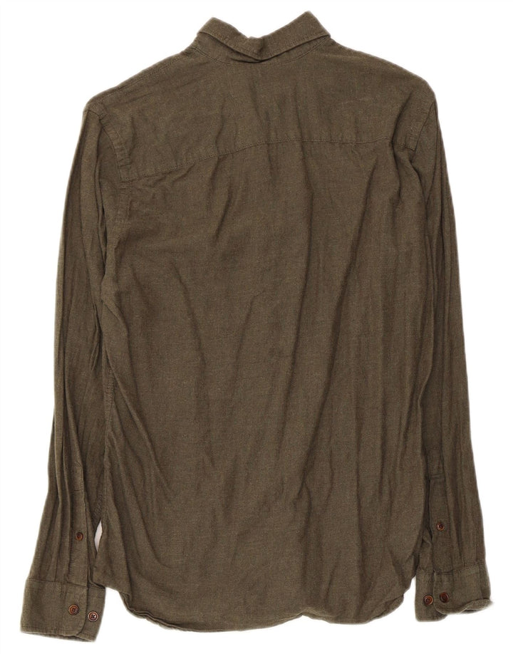 Camicia da uomo Jack & Jones XS in cotone kaki