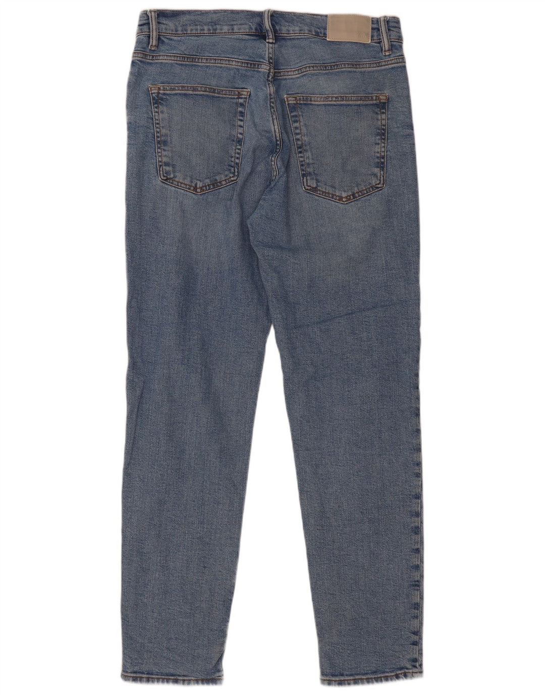 Jeans slim da uomo Zara EU 42 Large W32 L31 Cotone blu