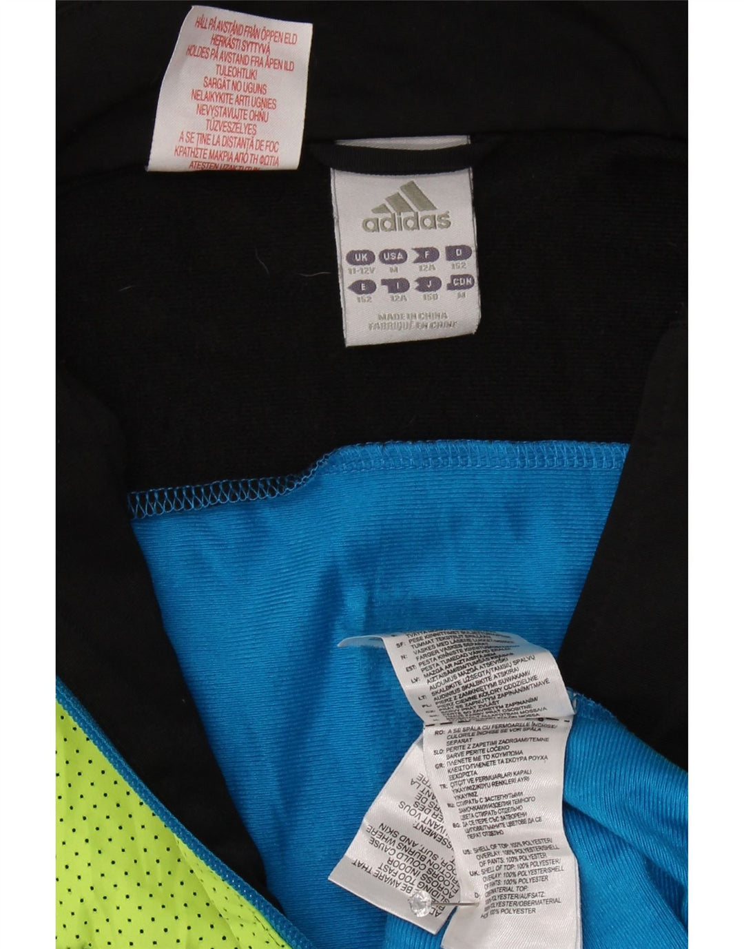 Giacca da tuta Adidas da ragazzo A.C. Cesena 11-12 anni Blu Colourblock