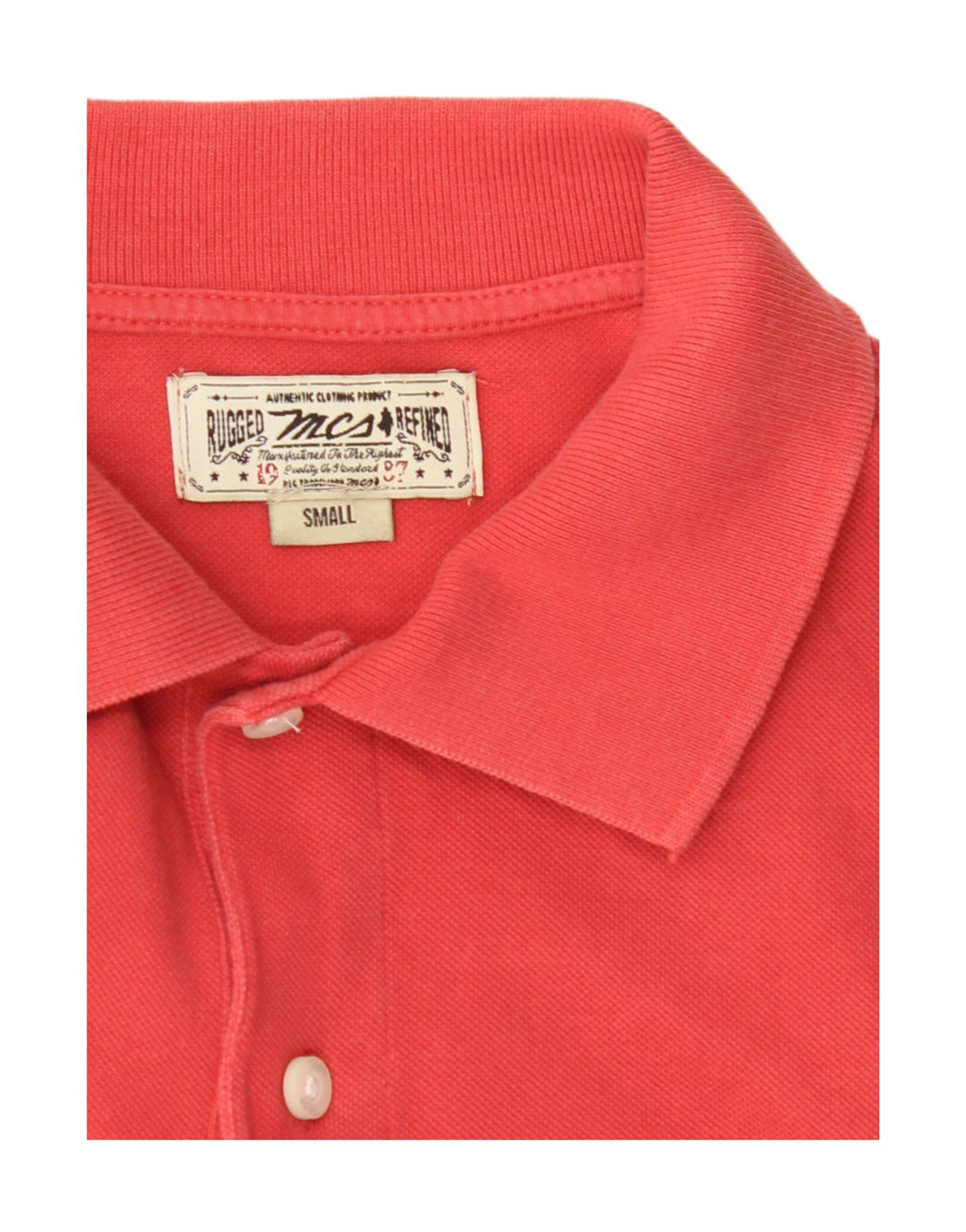 MARLBORO CLASSICS Mens Polo Shirt Small Pink Vintage Marlboro Classics and Second-Hand Marlboro Classics from Messina Hembry 