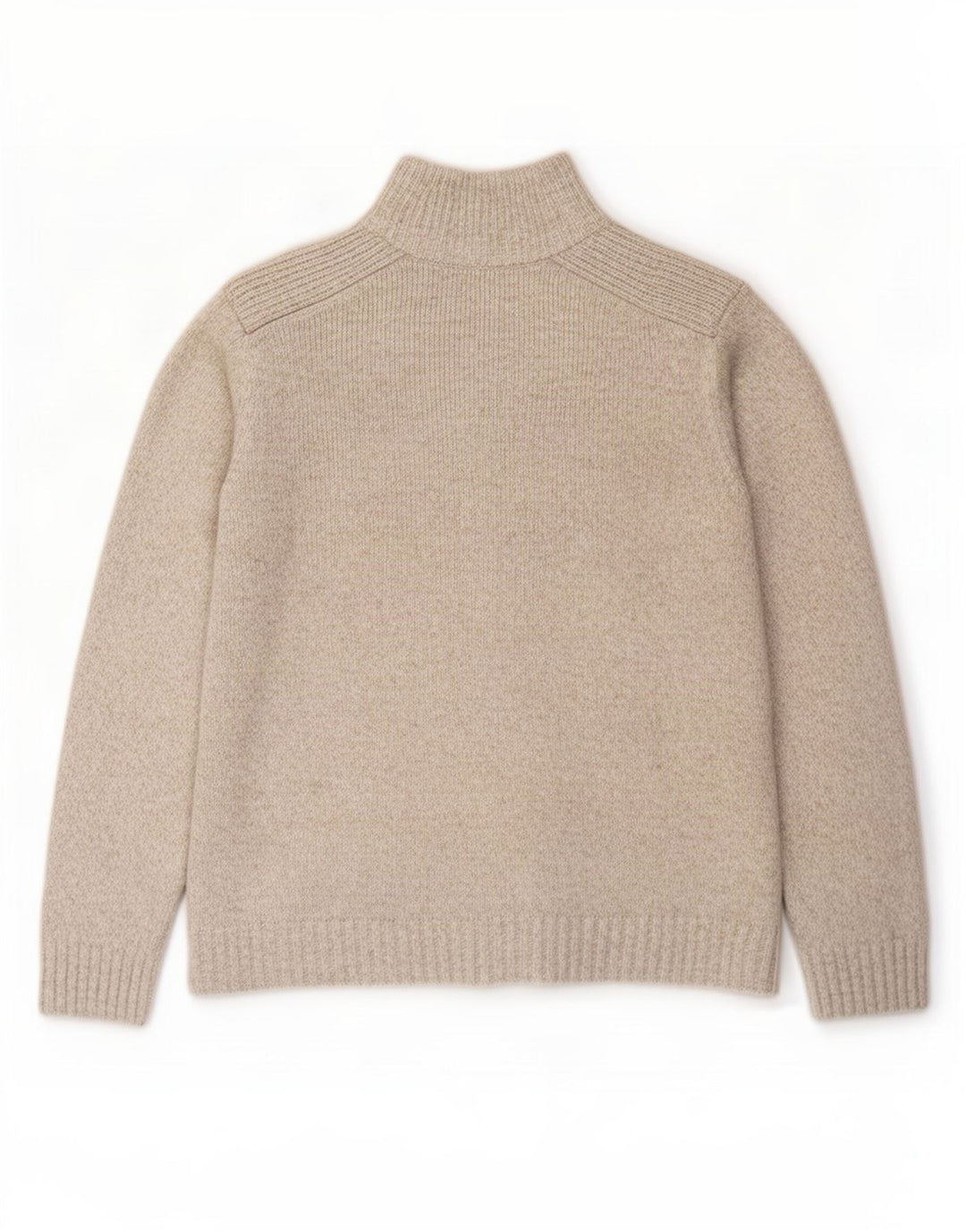 Maglione cardigan da uomo Marks & Spencer grande acrilico screziato beige