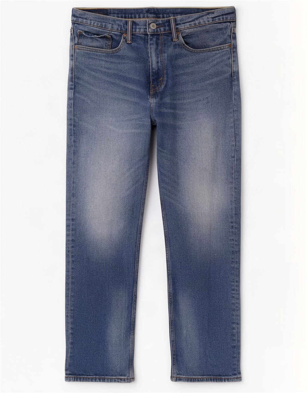 Jeans dritti da uomo Levi's W34 L32 in cotone blu