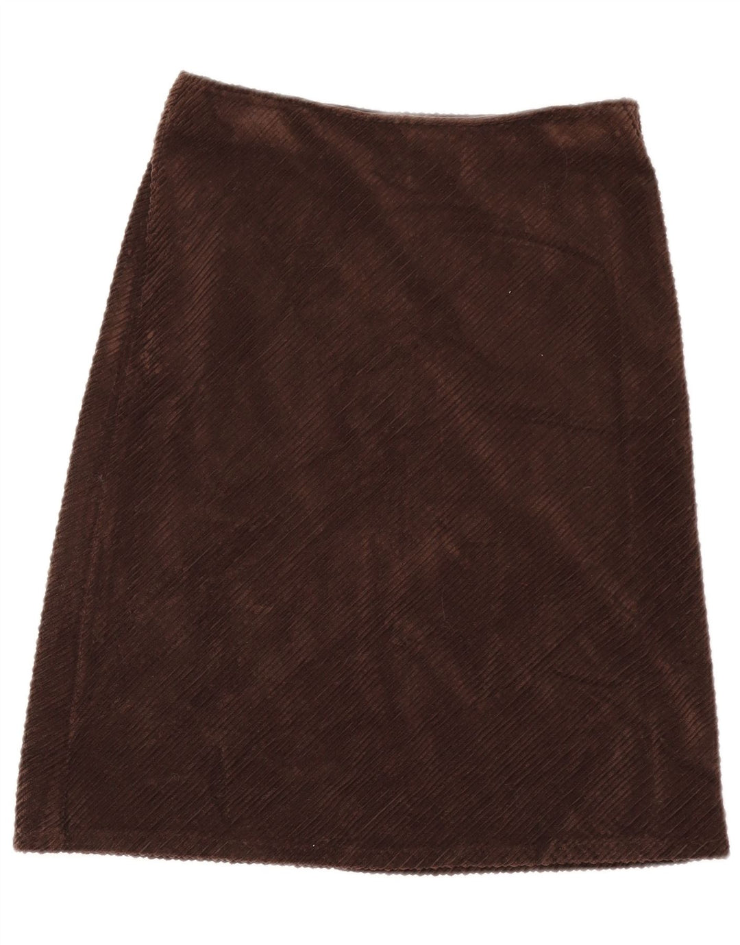 Gonna in velluto a coste da donna Sisley W28 Marrone medio
