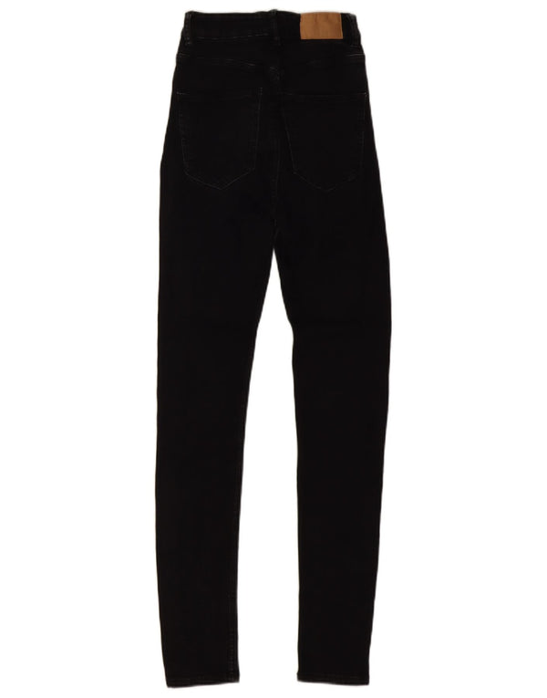 Jeans skinny a vita alta da donna Zara EU 32 2XS W22 L27 Nero