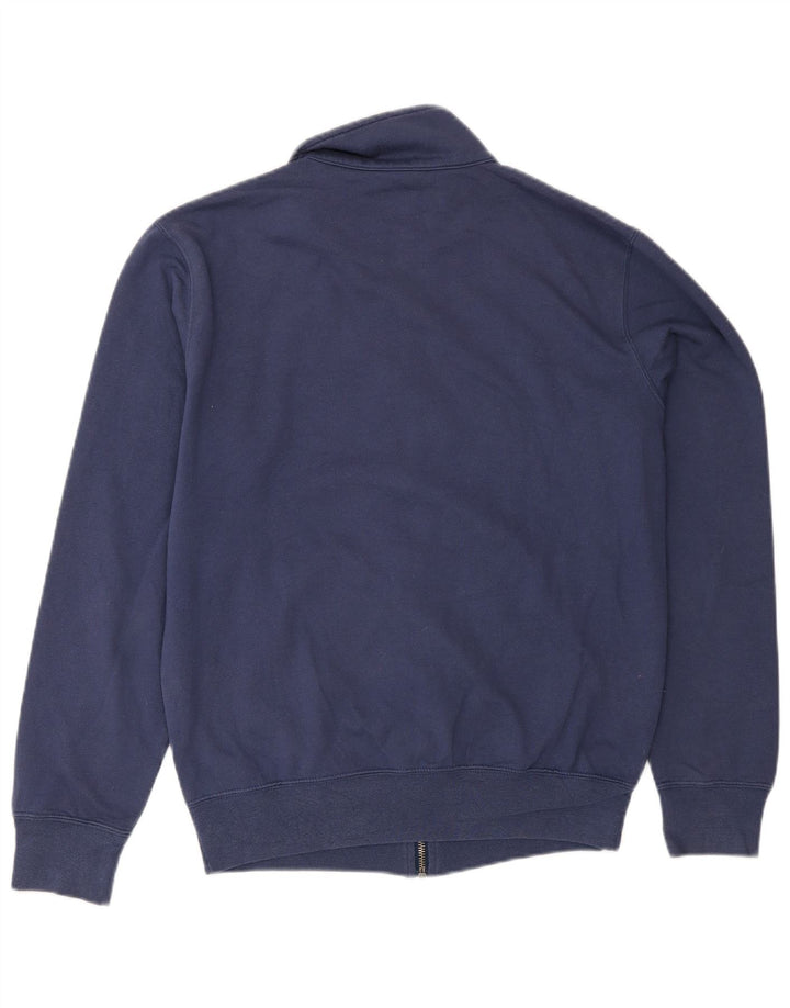 Giacca da ginnastica da uomo Champion piccola in poliestere blu navy