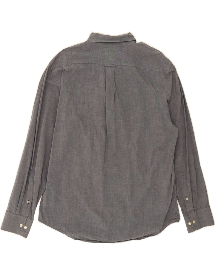IZOD Mens Shirt Large Grey Cotton Vintage Izod and Second-Hand Izod from Messina Hembry 