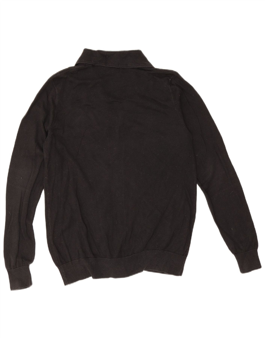 Maglione cardigan da ragazzo Fred Perry 13-14 anni grande in cotone nero