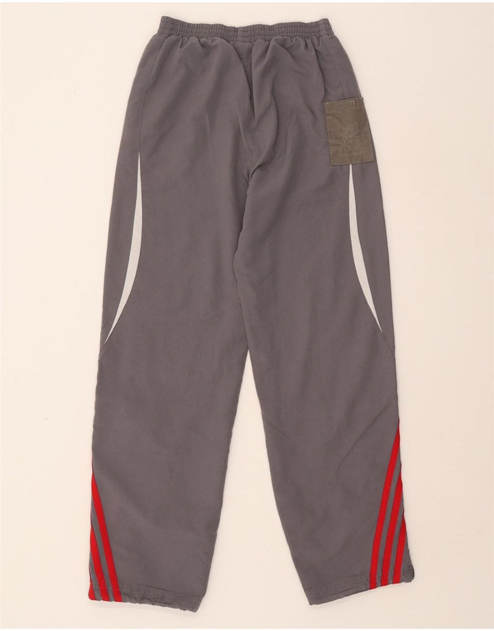 ADIDAS Boys Tracksuit Trousers 11-12 Years Grey Polyester Vintage Adidas and Second-Hand Adidas from Messina Hembry 