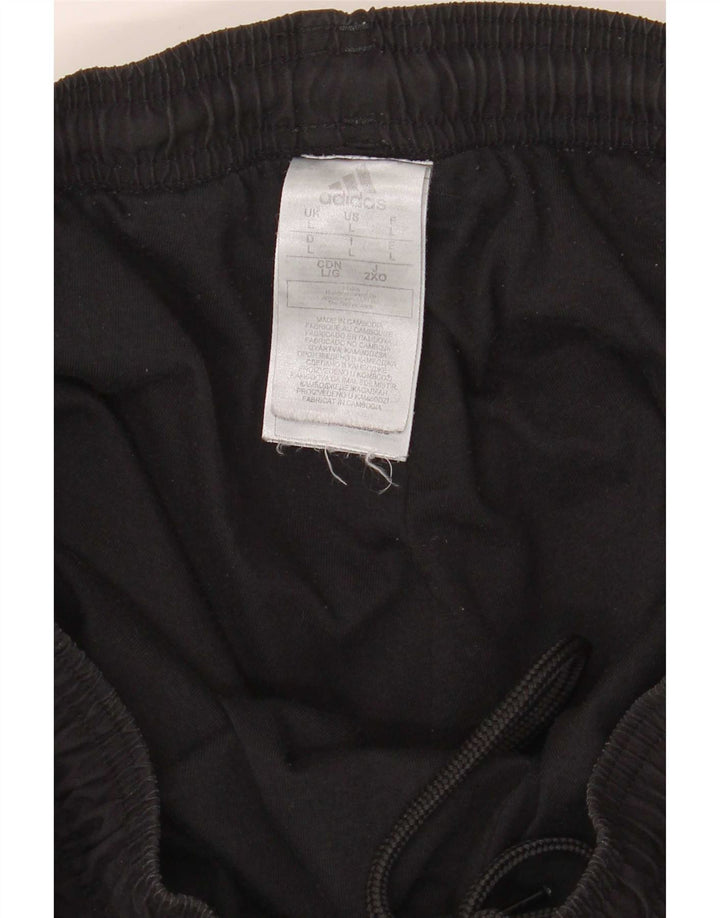 Pantaloni da tuta da uomo Adidas Joggers grandi neri in poliestere