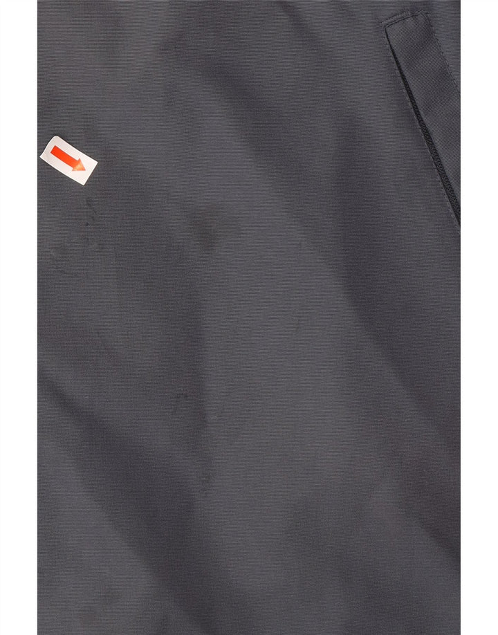 Giacca a vento con cappuccio da uomo ADIDAS UK 44/46 grande grigia