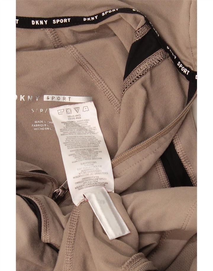 Giacca da tuta da donna DKNY UK 10 Small Beige Colourblock Poliestere