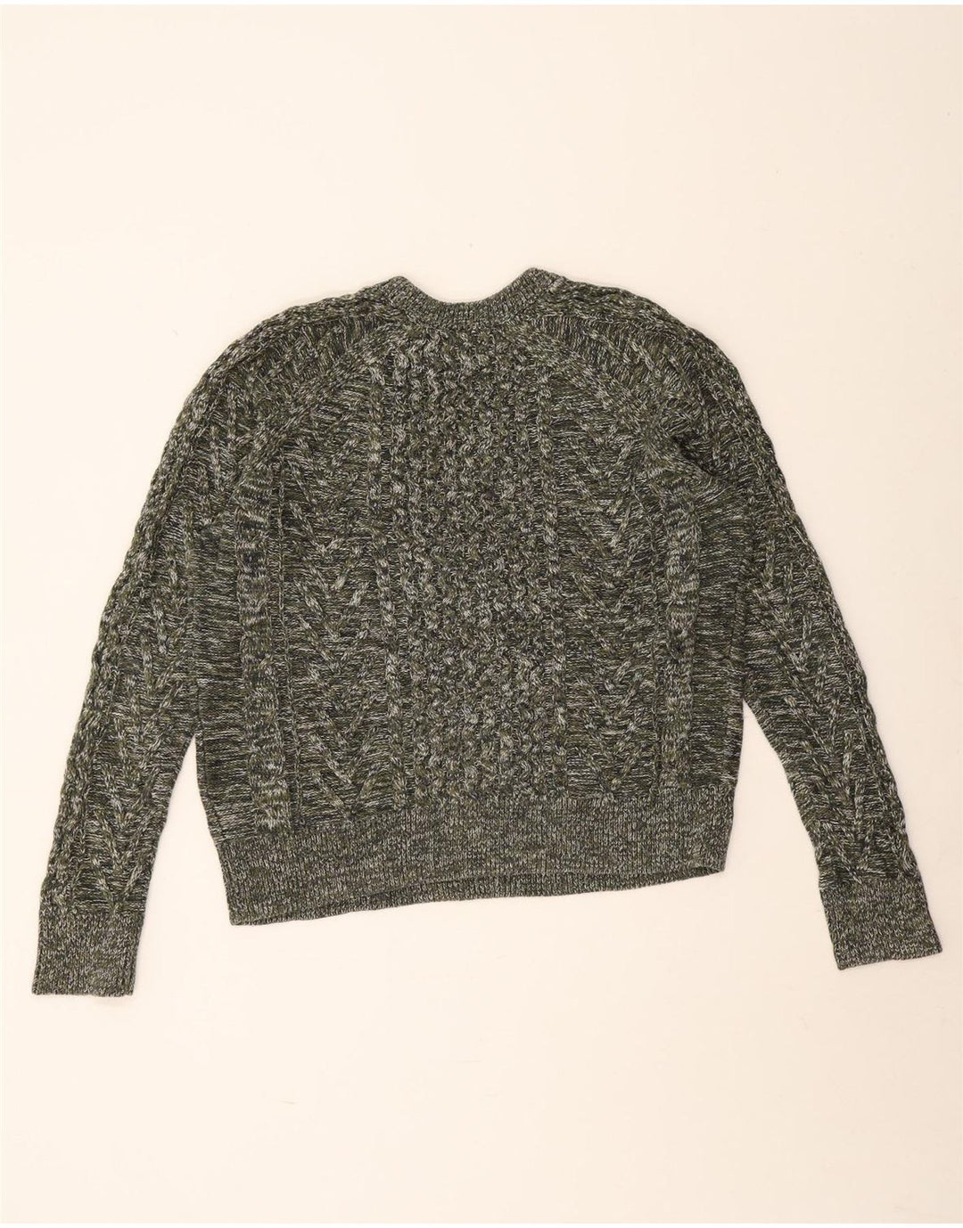 Maglione maglione girocollo oversize da donna Gap UK 16 grande grigio screziato