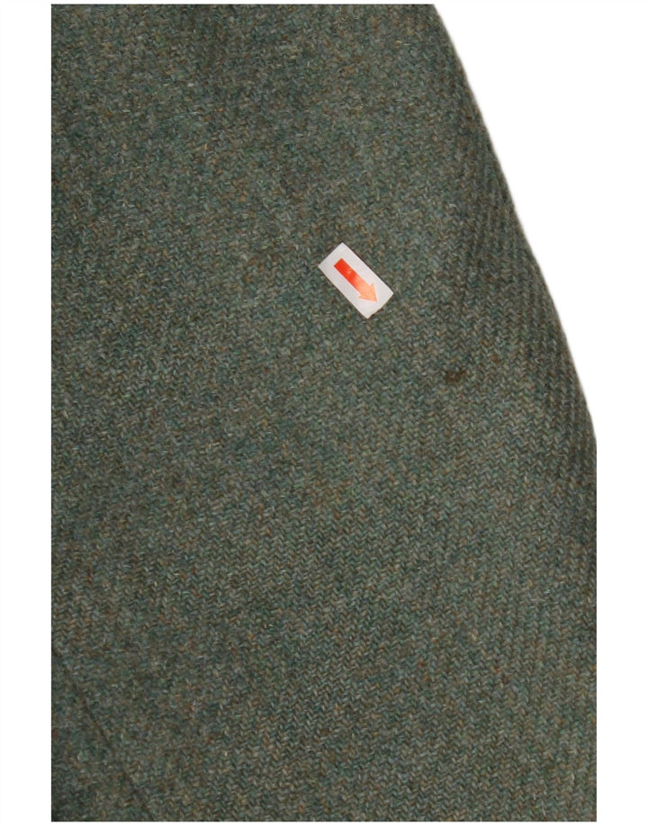 BURTON Giacca blazer a 2 bottoni sartoriale da uomo UK 38 Lana vergine verde medio