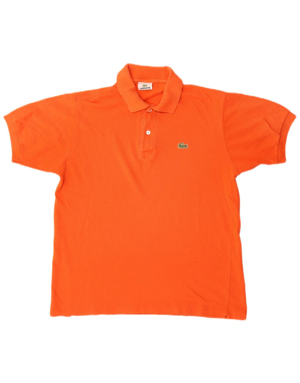 Polo da uomo Lacoste taglia 4, cotone arancione medio
