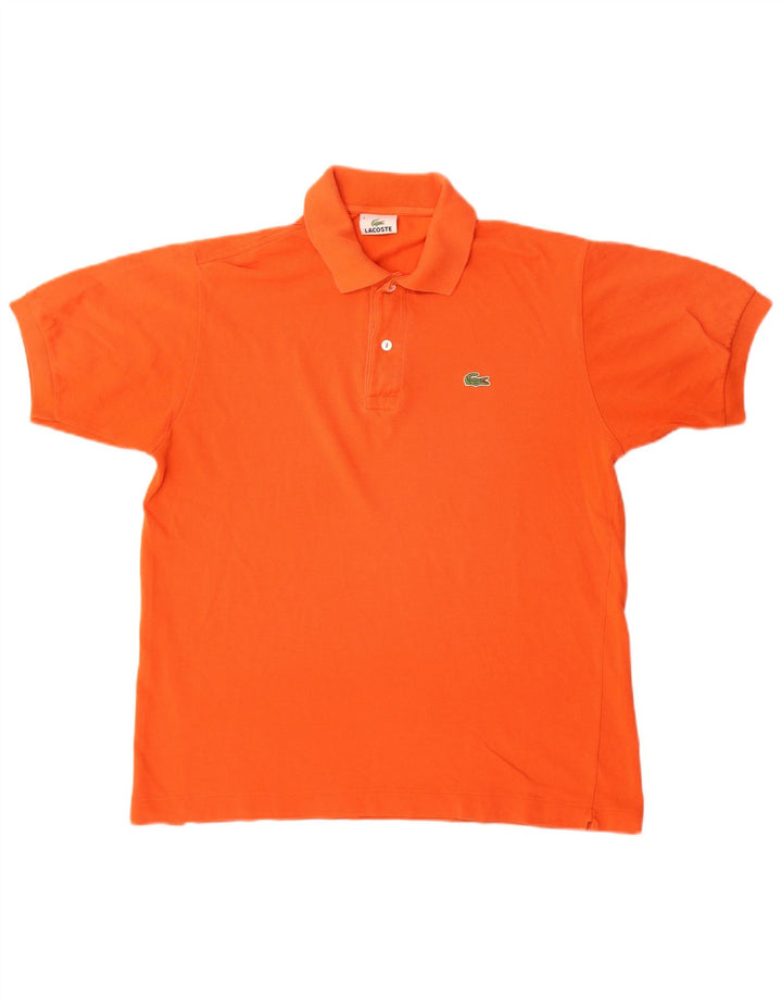 Polo da uomo Lacoste taglia 4, cotone arancione medio