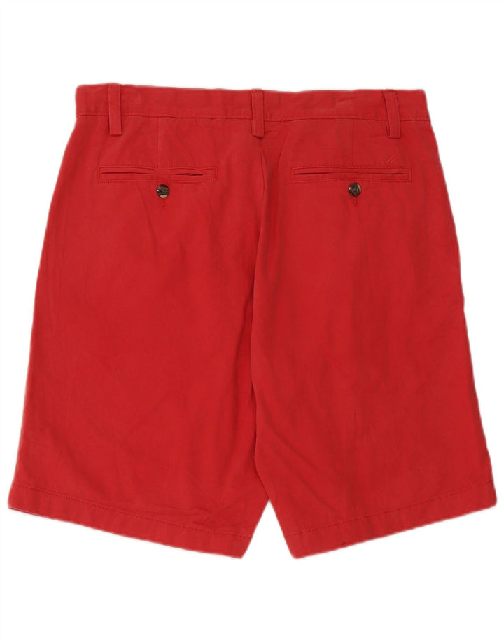 Pantaloncini chino da uomo Nautica W32 cotone rosso medio