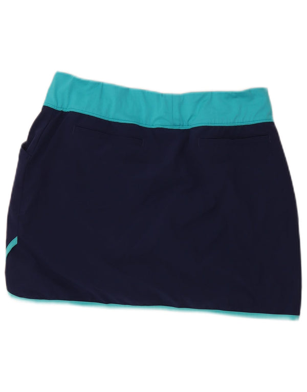 Adidas Donna Skort UK 14 Medio Blu Navy Poliestere