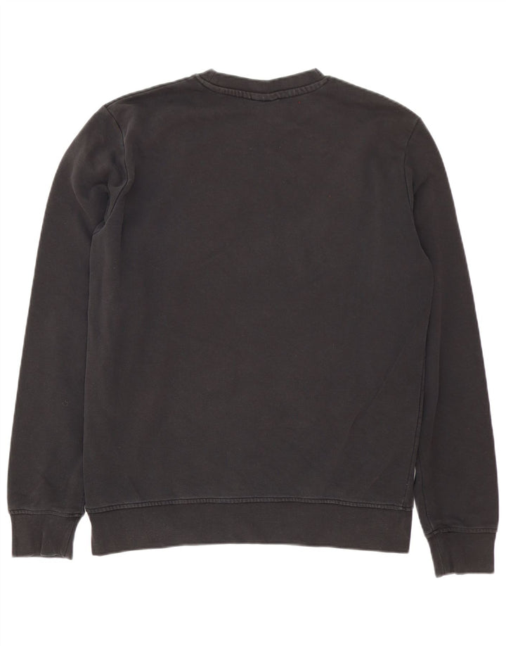 Felpa grafica da uomo Ellesse Heritage, maglione medio, cotone nero