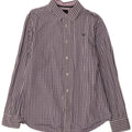 Crew Clothing Camicia da uomo dalla vestibilità classica, grande, in cotone a quadretti blu navy