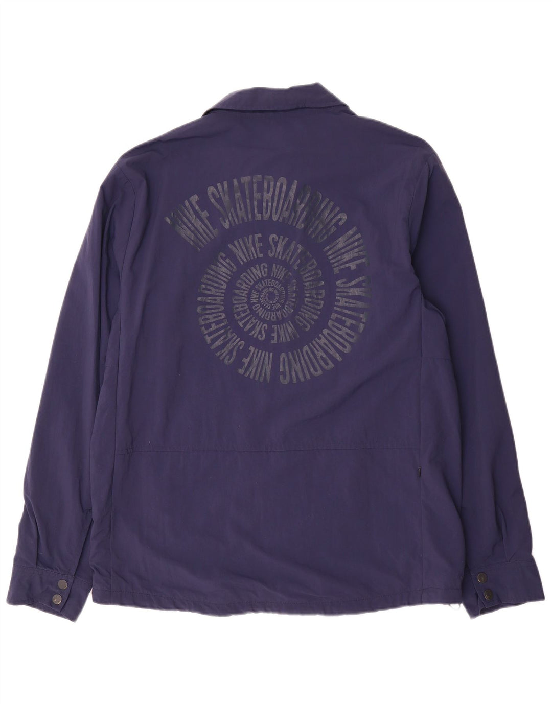 Nike - Giacca bomber grafica da skateboard da uomo, UK 40, grande, in nylon blu navy