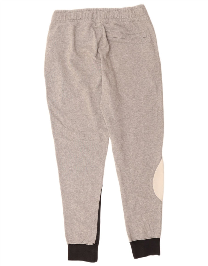 Pantaloni da tuta da uomo Nike Joggers in cotone color block grigio medio