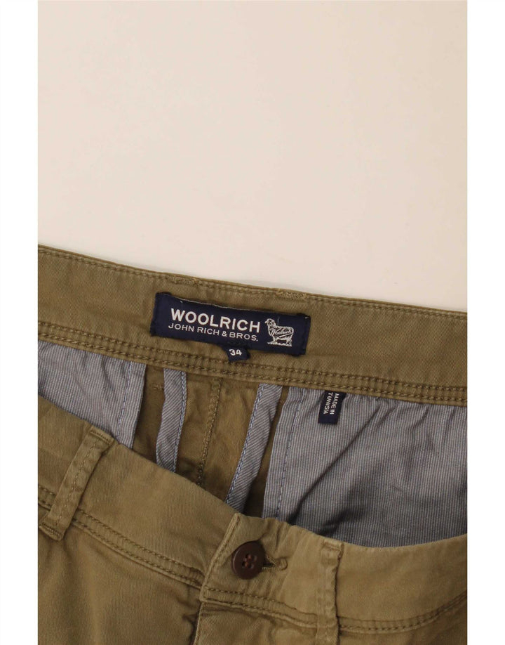 Pantaloncini chino da uomo Woolrich W34 Large Khaki