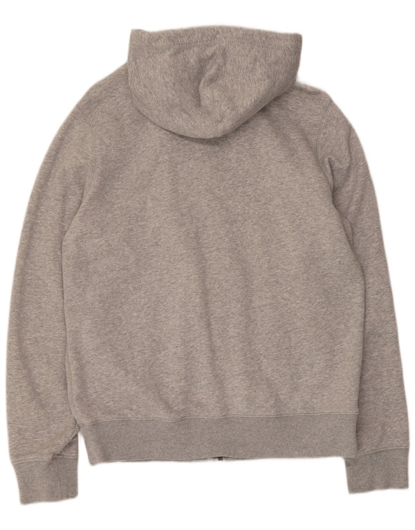 Maglione con cappuccio e zip grafica da donna Tommy Hilfiger UK 18 XL cotone grigio