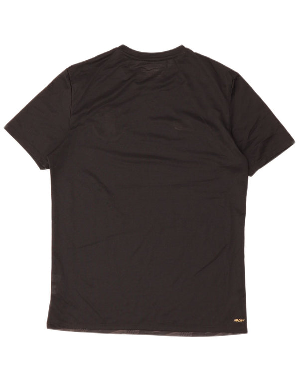 New Balance Uomo Liverpool Graphic T-shirt Top Large Nero in poliestere