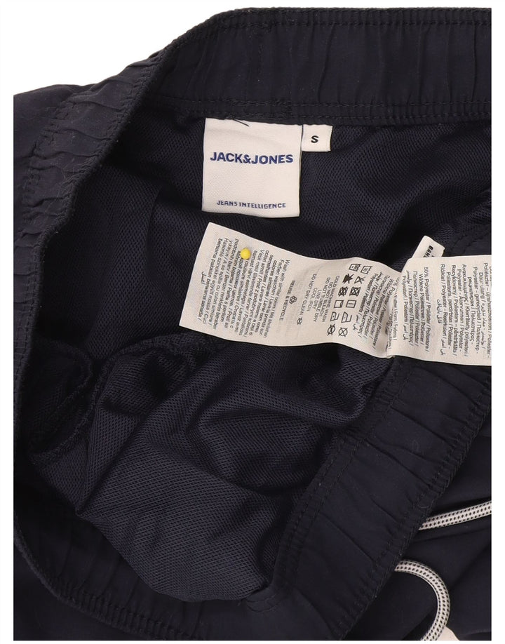 Pantaloncini da bagno da uomo Jack & Jones piccoli in poliestere blu navy