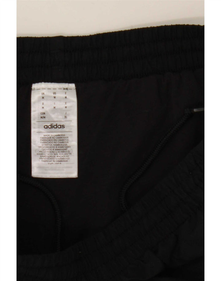 Pantaloni da tuta da uomo Adidas Joggers medio poliestere nero